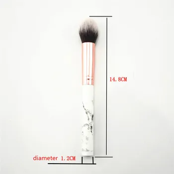 

1pcs Professional Marble Brush Women Brushes Makeup Tool Cosmetics Foundation Powder Brush Soft Makeup Highlighter Cleaner Brush