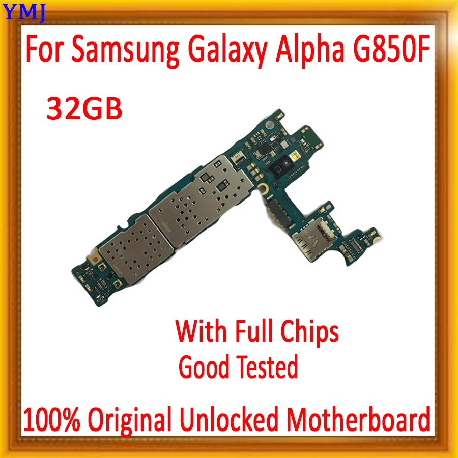 Материнская плата 32 ГБ для Samsung Galaxy Alpha G850F с ОС оригинальная разблокированная