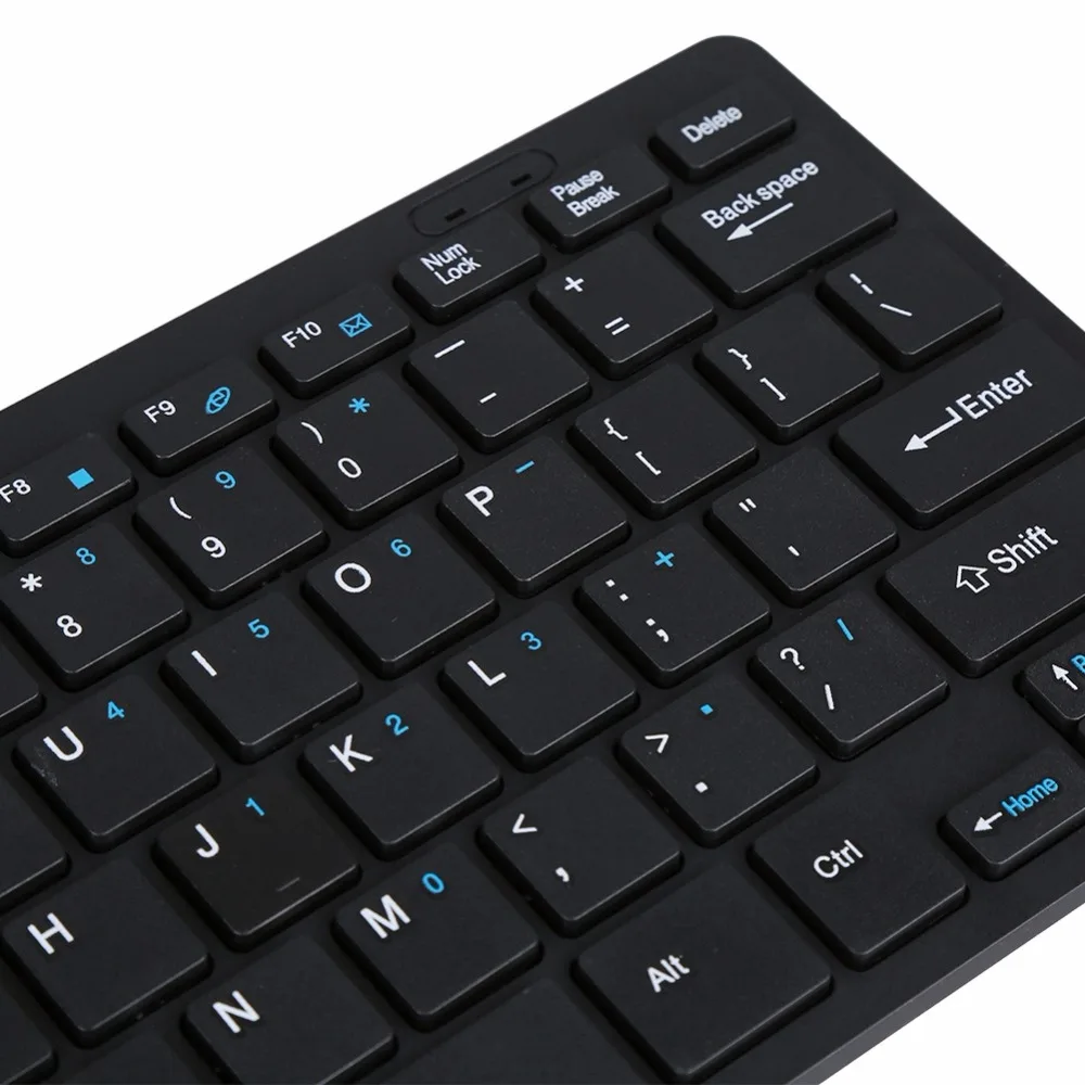 78-key FN Key беспроводная клавиатура и мышь комплект ультра-тонкая клавиатура для ПК ноутбук Поддержка windows 98/95/NT/ME/2000/XP/Vista