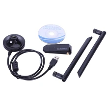 Двухдиапазонная 1200 Мбит/с Беспроводная Usb Сетевая карта Usb3.0 Двухдиапазонная 2,4G& 5,8G Wifi приемник и беспроводной адаптер для ПК с 2 шт