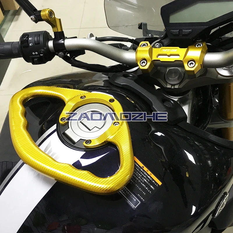 Для YAMAHA MT09 MT-09 2013 CNC алюминиевые мотоциклетные пассажирские рукоятки топливный бак поручень ручка держатель