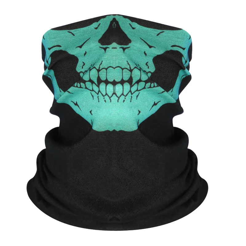 3D Скелет Череп бесшовный волшебный шарф маска для лица Рыбалка Велоспорт лыжные банданы открытый головной убор труба шарф для мужчин и женщин шейный шарф - Цвет: 07