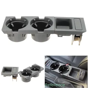 

Car Front Center Console Cup Box Dual Drinks Cup Holder Beverage Stand Drink Water Bottle For BMW 3 Series E46 318i 320i 98-06