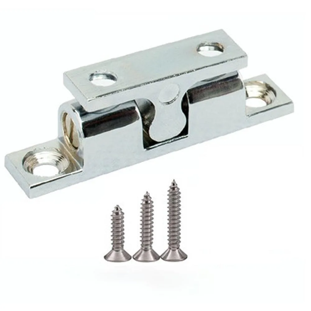 

10PCS 2.5 inch zinc alloy light door lock button length 43/50/70 with stainless steel screws