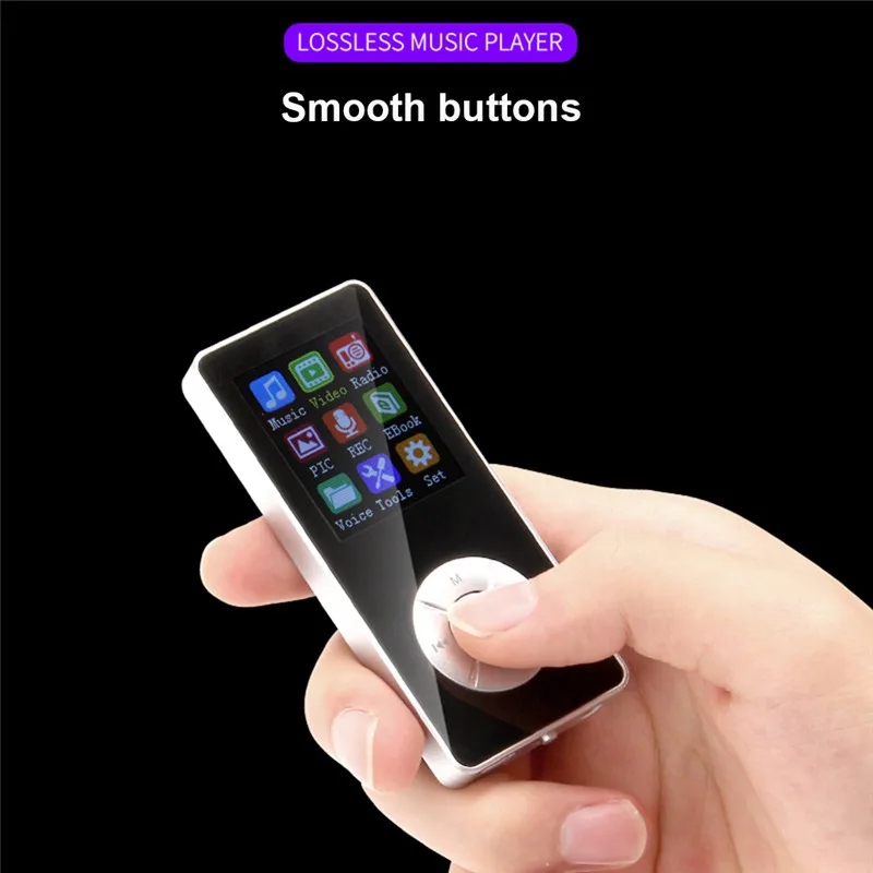 CARPRIE, 1,8 дюймов, Bluetooth 4,2, MP3 плеер с динамиком, поддержка сенсорных клавиш, 32 ГБ, HiFi, пластиковый мини портативный Walkman