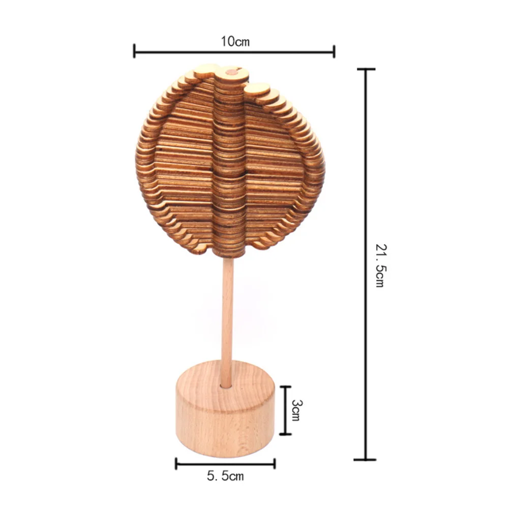 Волшебный спин Забавный DIY прочный леденец вид вращающийся подарок красочные деревянные декомпрессионные игрушки рулон дети Работа Офис