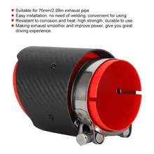 Выхлопная труба из углеродного волокна, 80 мм, вход 101 мм, двусторонняя матовая выхлопная труба, подходит для Mazda CX5 CX4 Выхлопная труба из углеродного волокна, 80 мм, вход 101 мм, двусторонняя матовая выхлопная труба, подходит для Mazda CX5 CX4