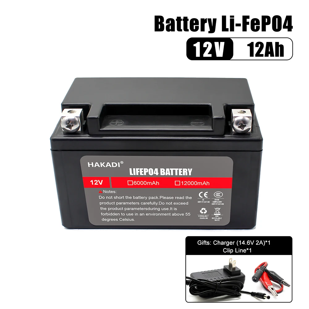 

Аккумуляторная батарея LIfepo4, 12 В, 12 А · ч