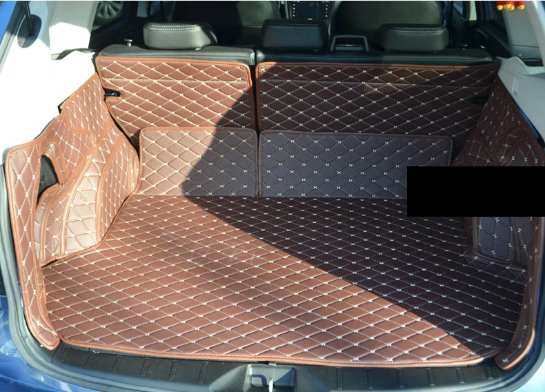 Волокна кожи багажник автомобиля коврик для subaru forester 2013 автомобильные аксессуары