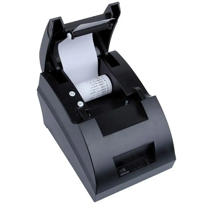 Термопринтер 58 мм USB POS чековый принтер Чековая машина ЕС США штекер для ресторана супермаркета магазина офисные продукты