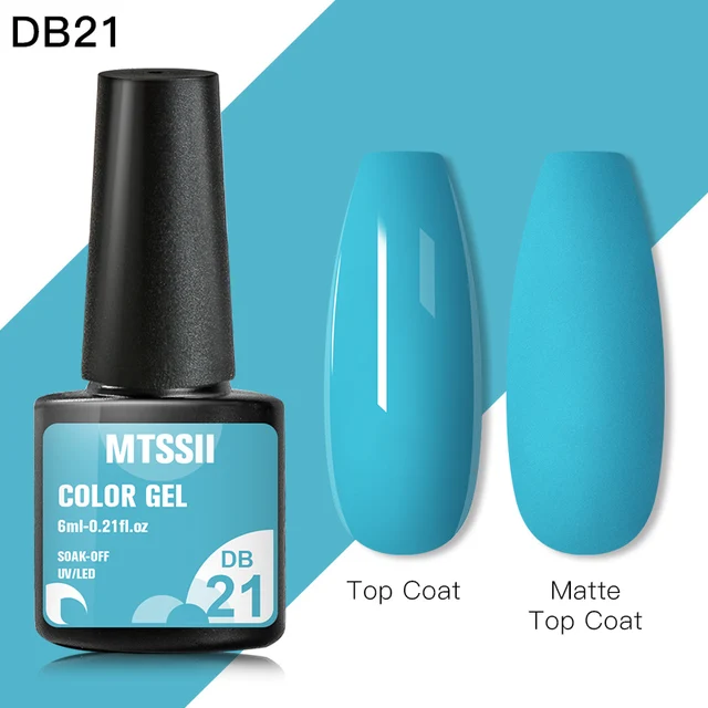 Mtssii Reflective Glitter Gel Nail Polish 6ml Sparkling Auroras Laser Nail Gel Nail Art Varnish Semi Permanent Top Base Gel Q12774 NO Reflective