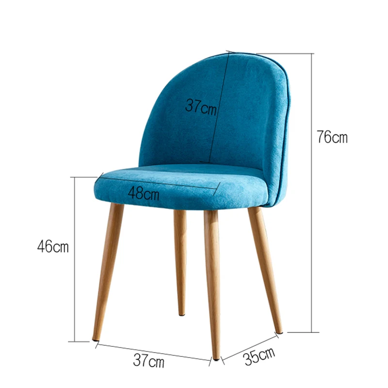 Скандинавские INS Досуг кованого железа мягкий стул столовая стулья для обеденных Комнат мебель ресторана кухня спальня кафе столовая стул