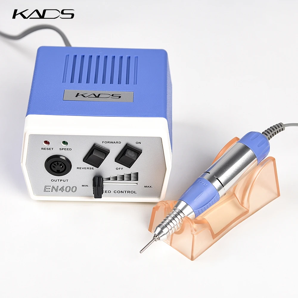 Tanie KADS 30000RPM elektryczna wiertła do paznokci Pedicure wiertarka uchwyt zestaw wierteł do paznokci czarny wiertarka Pen maszyna do manicure narzędzia