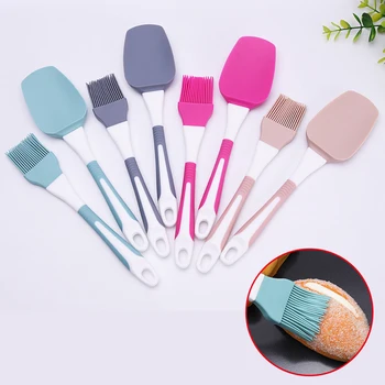

Baking Scraper Cake Baking Spatula Butter Spatula Rubber Shovel Pastry Brush Oil Brushes For Cake Bread Butter Brush BBQ Brush