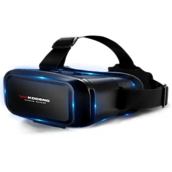 

Home VR Headset Glasses KODENG 3D VR Glasses Portable Travel Virtual Reality Glasses Aspheric Lens Focus Adjustment