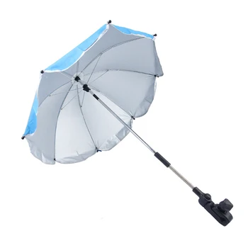 

Canopy Rain Covers Adjustable Sun Umbrella Protection Parasol Shade Solid Portable Children Pram Baby Stroller Accessories