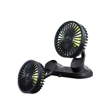 12V-24V USB Car Fan For Dashboard Air Circulation Fans ABS Three Speeds Summer Cooling Fan High Airflow Fan