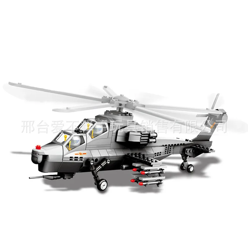 

Wange Assembled Boy Educational DIY Toy Small Particles Building Blocks Military Model Fighter Plane Assembled Building Blocks S