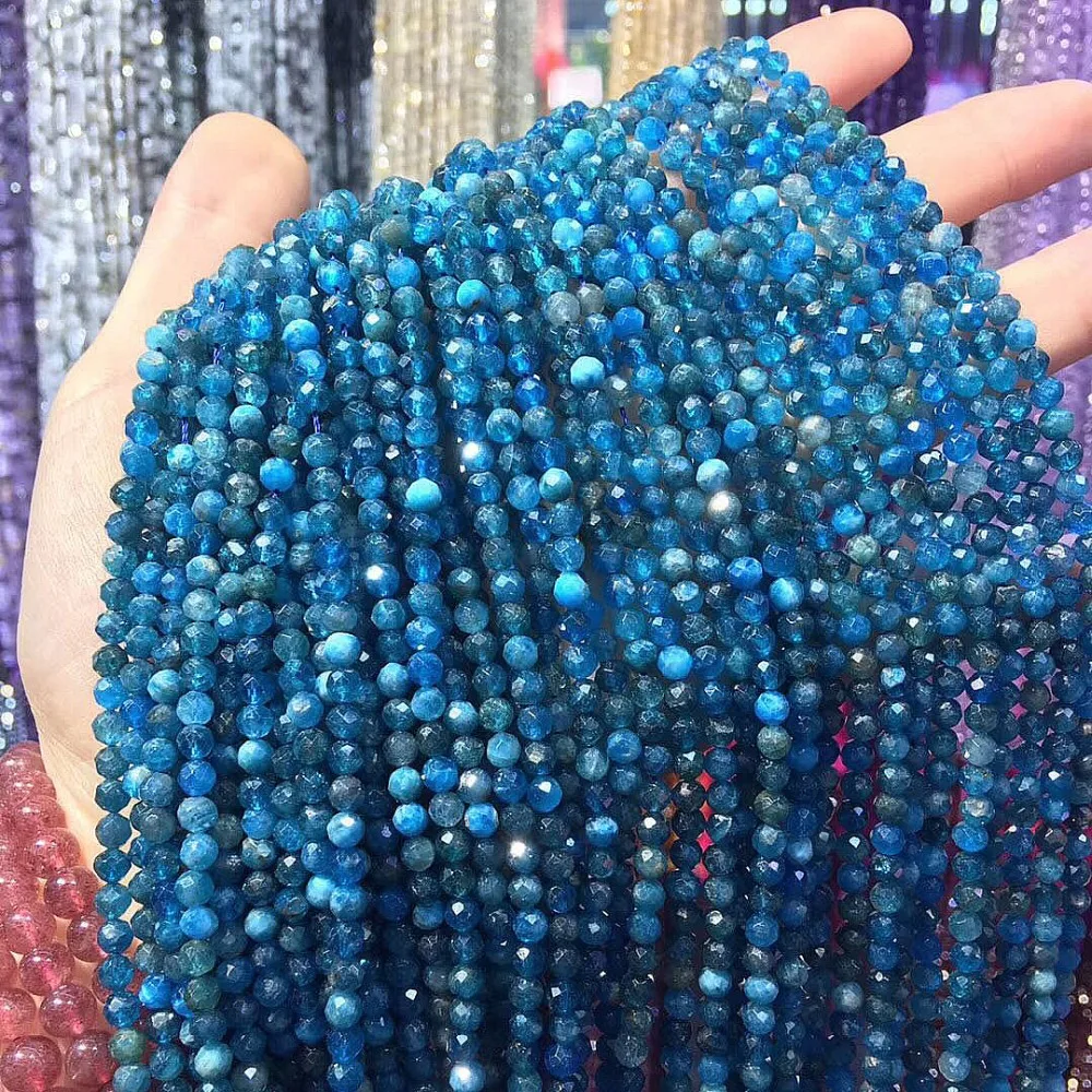 

wholesale Small Beads Natural Stone Beads Pyrite 2 mm Section Loose Beads for Jewelry Making Necklace DIY Bracelet