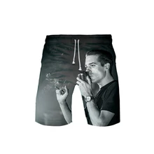 Американский раппер G-Eazy Джералд Эрл гиллум молодой Джералд 3d принт летние мужские модные трендовые шорты популярные повседневные летние шорты