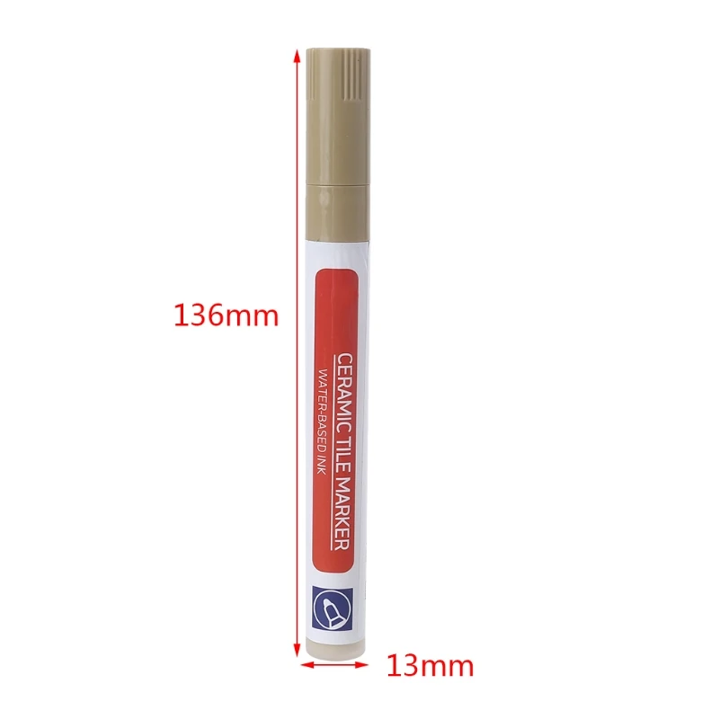 Tile Paint Marker Floor Paint Maker Grout Pen Tile Grout Colorant Non-toxic for All Types of Tiles