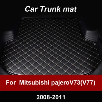 

APPDEE Car trunk mat for Mitsubishi pajeroV73(V77) 2008 2009 2010 2011 cargo liner carpet interior accessories cover
