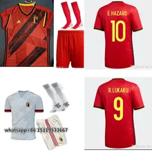 Комплект носков для взрослых Бельгия Де Брюйне 19 20 R. LUKAKU E. HAZARD kompani Бельгия рубашка M. DEMBELE евро Бельгия футбольный Джерси