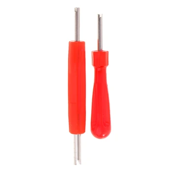 

2 PCS Valve Core Remover VT06+VT04 2 Way A/C Core Removers/Installer Tire Repair Tools Large/small Bore Valve Tool