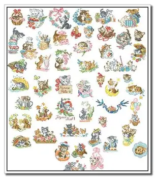 

Cross Stitch Set Chinese Cross-stitch Kit Embroidery Needlework Craft Packages Cotton Fabric Floss New Designs Embroidery ZZ557