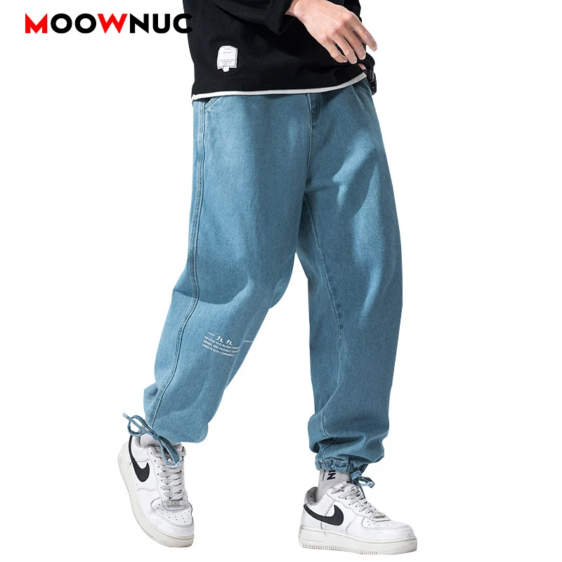 

Summer Streetwear 2020 New Jeans For Men Denim Trousers Pants Male Spring Loose Casual Ankle-length Sweatpants Hip Hop Designer