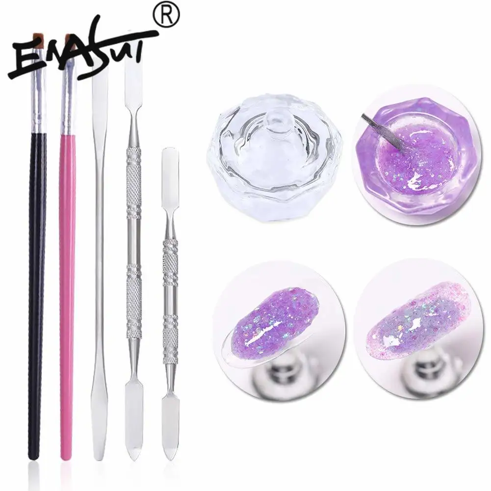 ENASUI инструменты для нейл-арта быстрое строительство поли УФ СТРОИТЕЛЬ инструменты жидкий контейнер для наращивания пальцев набор инструментов для нейл-арта