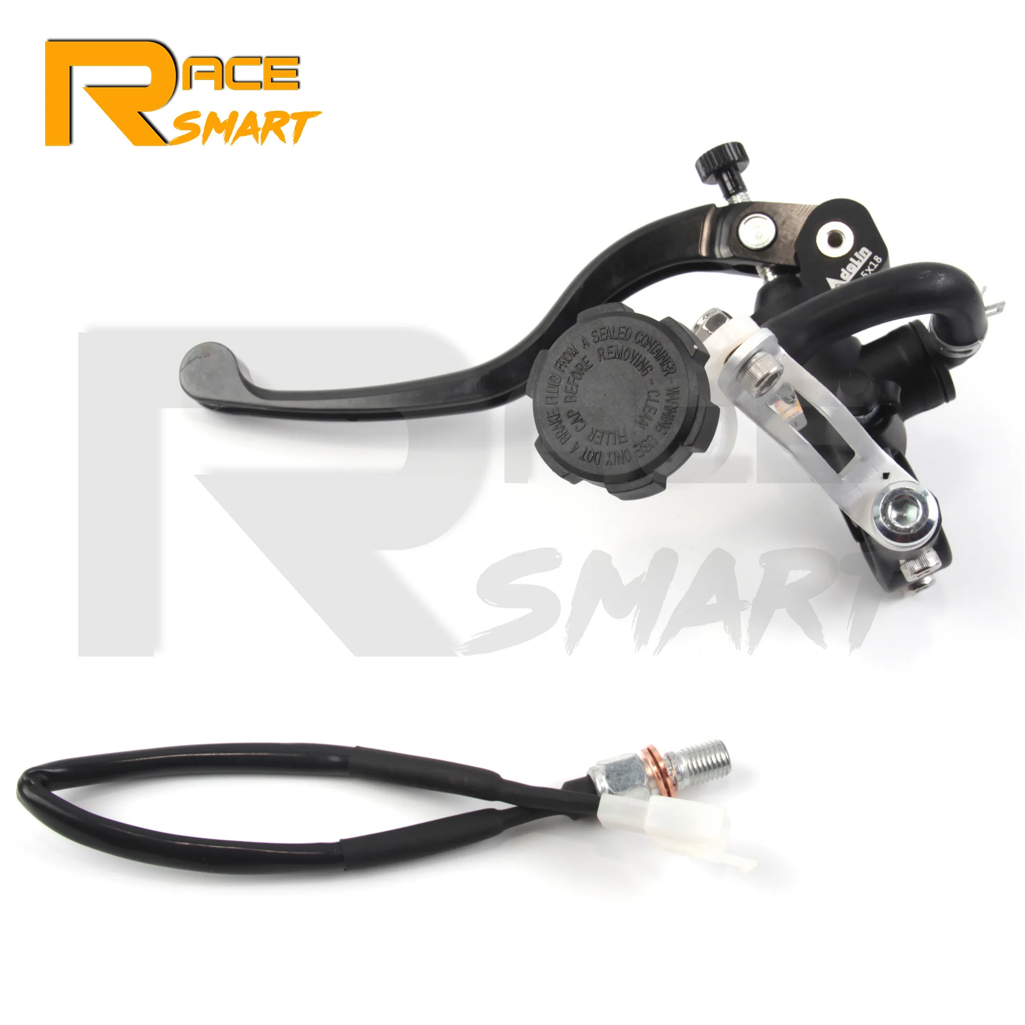 

CNC Motorcycle Lever Handlebar Hydraulic Master Cylinder Brake Pump Clutch Reservoir Set For YAMAHA BMW KAWASAKI SUZUKI HONDA