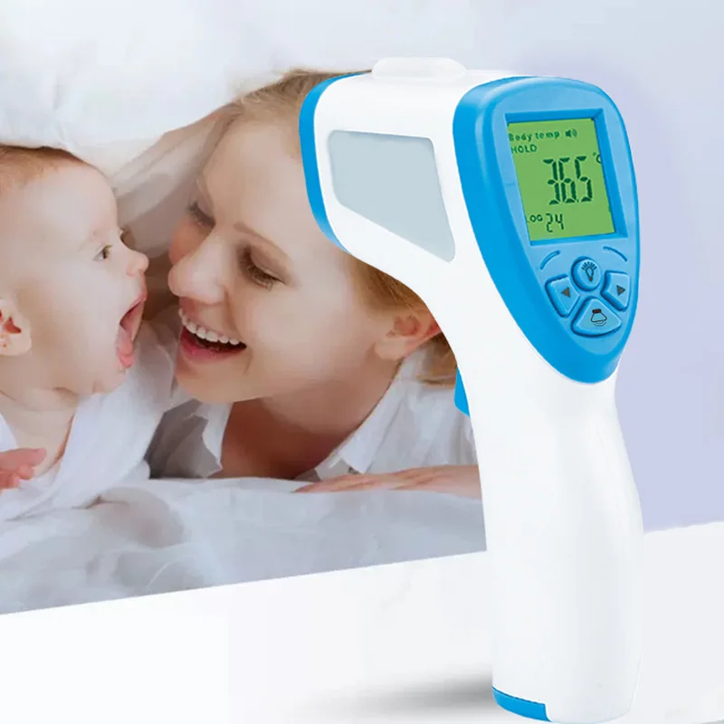 

Non-contact Thermometer Infrared Digital Baby Adult Forehead Thermometer LCD Backlight 1 Minuter Measure