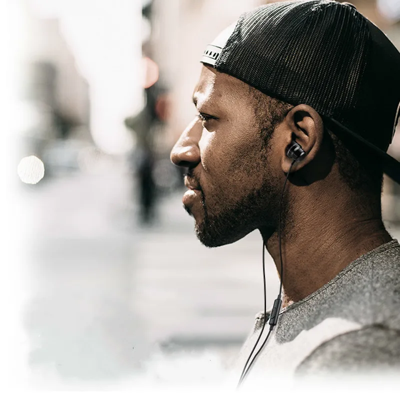 Jelly Comb Type c In ear Earphone for Xiaomi Huawei Mate 10 20 P20 Pro Dynamic Drive HiFi USB C Earbuds with Mic Volume Control