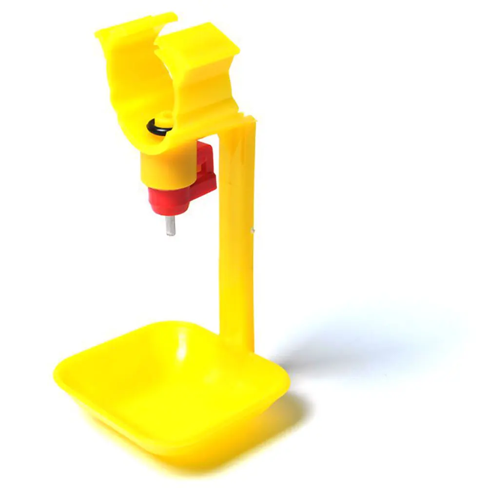 Полукруглый стальной шар домашний практичный автоматический фермерский куриный питьевой птицы фонтан - Цвет: Цвет: желтый