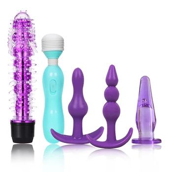 Anal Vibrator Butt Plug Set Magic Wand Dildos For Women Clitoris Stimulator Sex Toys For Men Prostate Massager Erotic Sex Tools 3