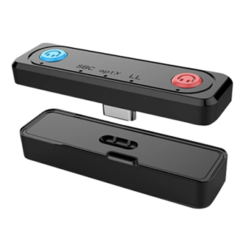 Bluetooth беспроводной аудио передатчик USB Type C адаптер приемопередатчика для Nintendo