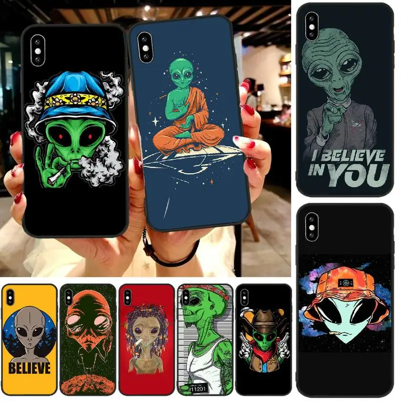 Чехол для телефона LJHYDFCNB Trippy Tie Dye Peace Alien DIY с рисунком iphone6 6s plus 7 8 X XR XS MAX 11 Pro Max |