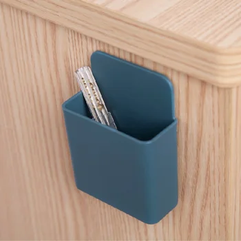

Multifunction Smartphone Charging Holder Remote Control Air Conditioner Storage Case Wall Mounted Storage Box