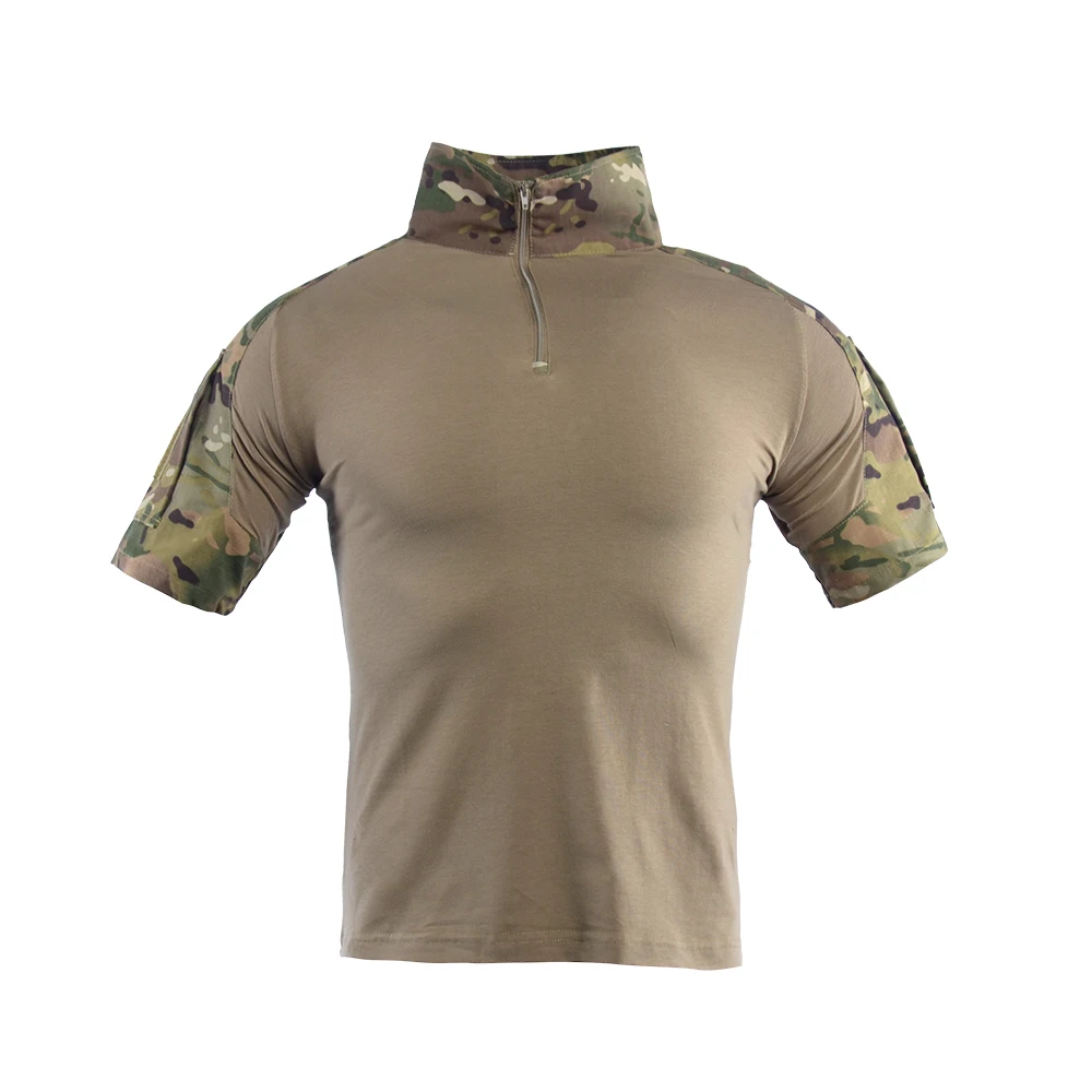 

Military Shirt Camouflage Army Tactical Battle Combat Short Shirt Men Women USMC Softair Camisa Militar Special Forces Costume