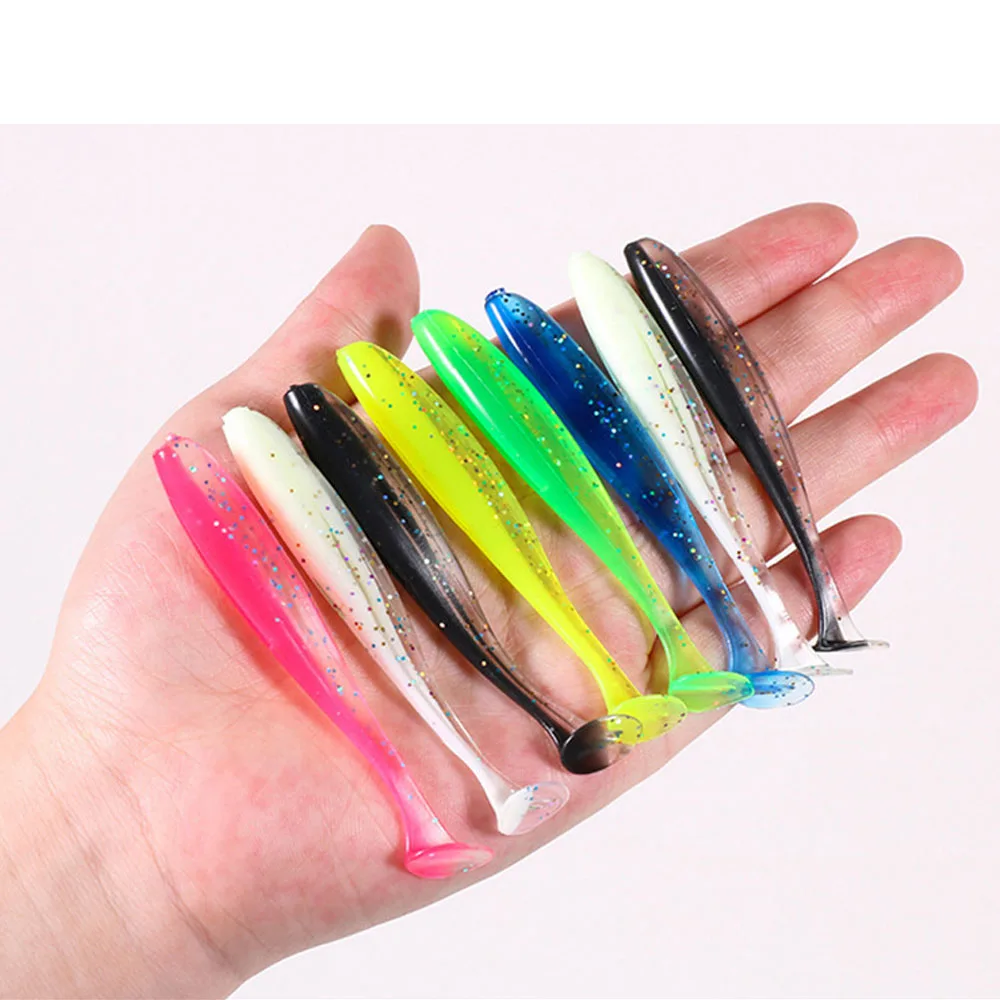 

10Pcs/Lot Fishing Soft Lures Silicone Bait Carp Fishing for Fishing Lure Sea Fishing Pva Swimbait Wobblers Artificial Tackle Kit