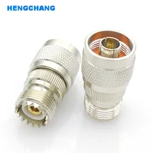 SL16 UHF Женский к N Тип Мужской M Тип к N Тип коаксиальный радиочастотный соединитель N-UHF RF адаптер 1 шт