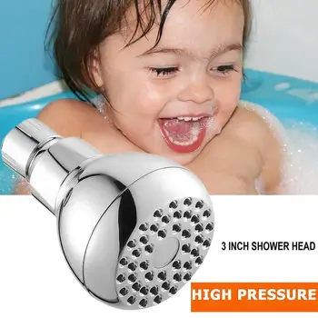 

Bathroom Hydromassage Showerhead Water Saving Rotatable Nozzle Shower Massage K4L6