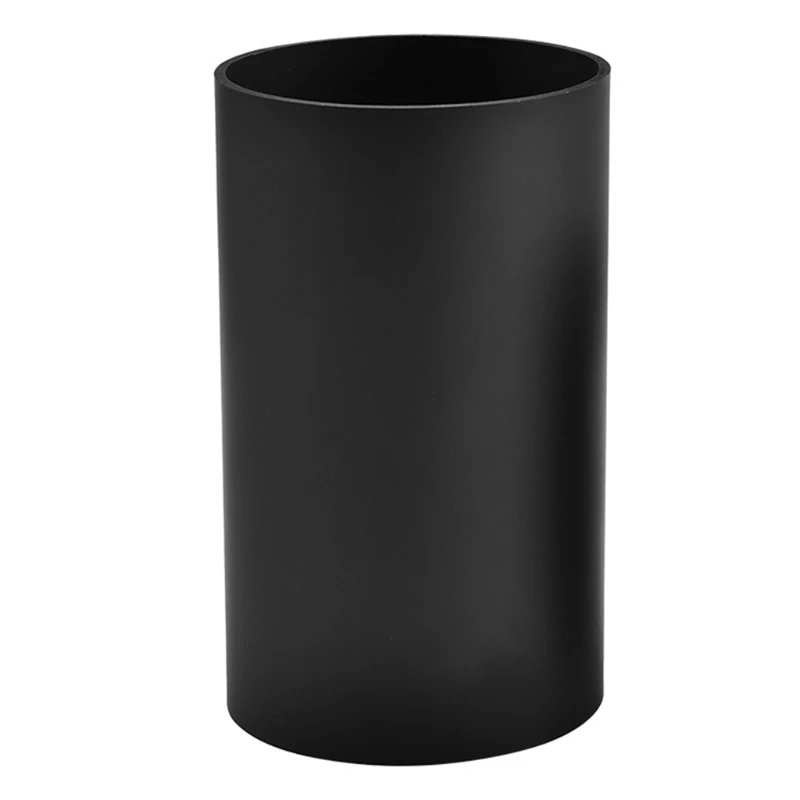Kitchen Utensil Holder Black Plastic Cylinder Storage Tableware Drying Canister Cutlery Organizer Tools 3