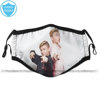 

Marcus And Martinus Mouth Face Mask Young Boys Facial Mask Funny Kawai with 2 Filters for Adult