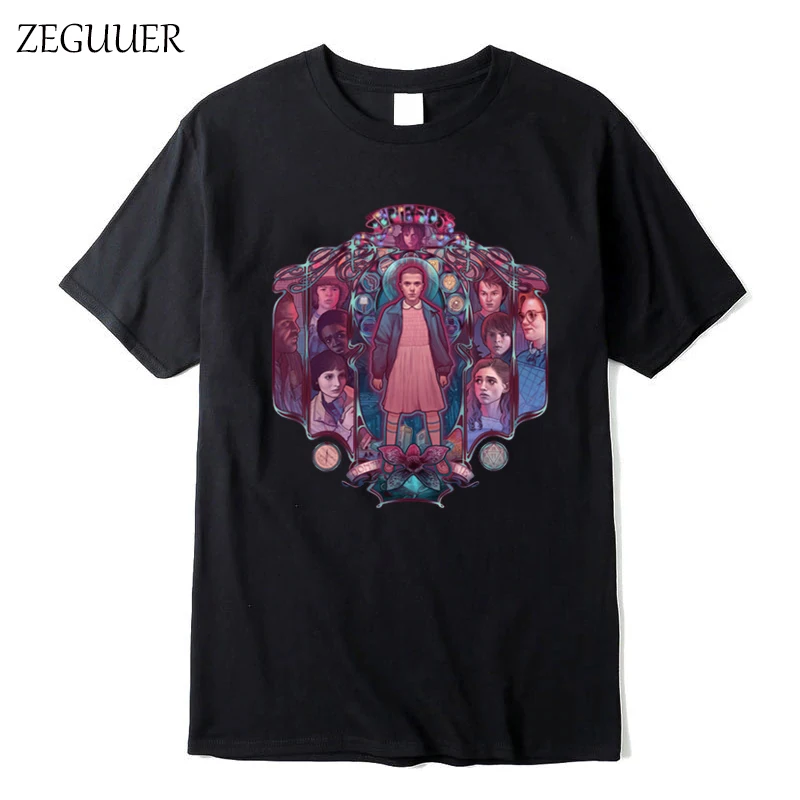 

Stranger Things Friends Dont Lie Tshirt Whimsy Interesting Harajuku New Streetwear Unisex Boyfriend Gift High Quality Men Tshirt