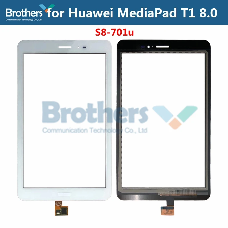 Tablet Touch Screen Digitizer For Huawei MediaPad T1 8.0 Touch Panel for Huawei S8-701u Touch Glass Sensor Lens Replacement AAA