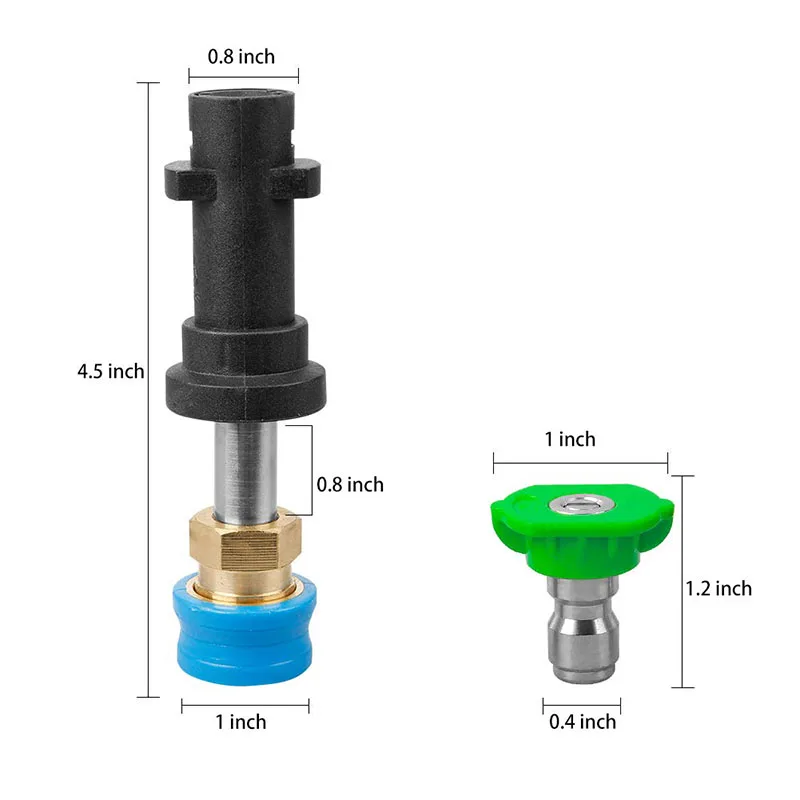 ROUE Gs канализационная насадка 1/4 &quotBsp 1 вперед 3 назад мойка высокого
