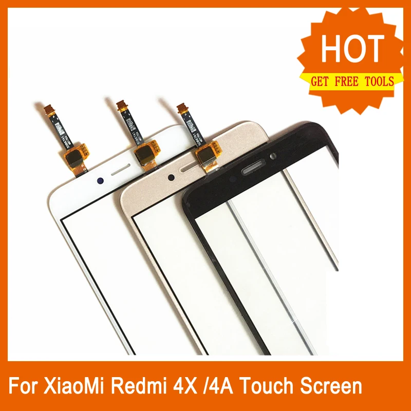 Для XiaoiMi Redmi 4A 4x сенсорный экран дигитайзер запасной датчик на переднем стекле для