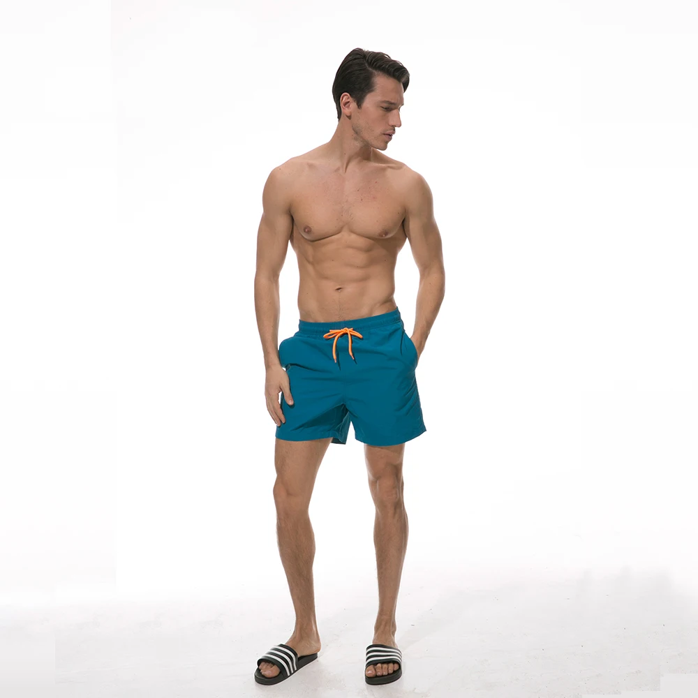 Мужские быстросохнущие пляжные Мужские шорты для купания Брюки купальники пляжные шорты тонкий носить с карман короткие штаны для 2018